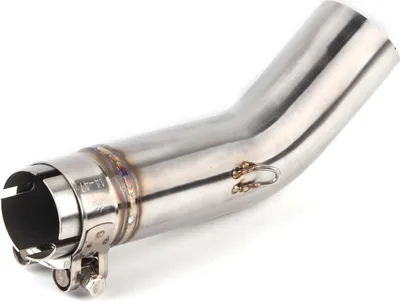 Image de Tube central d'échappement, tube central de moto, acier inoxydable résistant aux hautes températures, robuste, pour motos, remplacement pour Suzuki GSR750 2011-2015