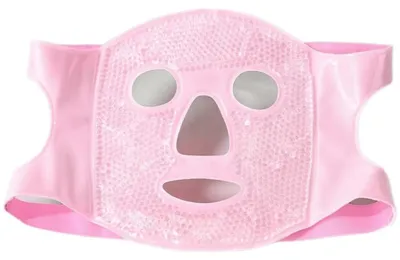 Produktbild von ECARLA - Kühlende Gel-Gesichtsmaske, rosa, 1 Stück.