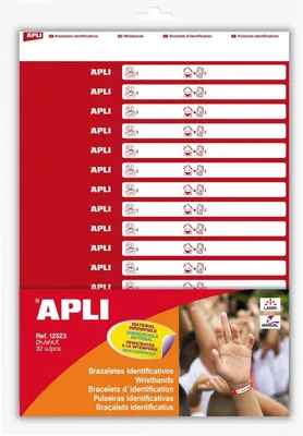 Productafbeelding van Apli Kids 12523: 32 armbandjes, 2 sets