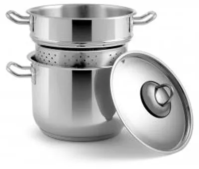Immagine prodotto di INOXPRAN Cuocipasta In Acciaio Inox Con Coperchio Cm 22