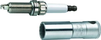 Produktbild von GEDORE D 55 Zündkerzeneinsatz mit Haltefeder 3/8" 14 mm, 1793586