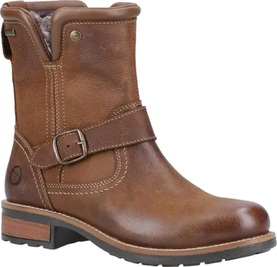 Image de Cotswold - Bottines pour femmes "Kinsham", cuir FS11042 (38 EU) (Marron clair)