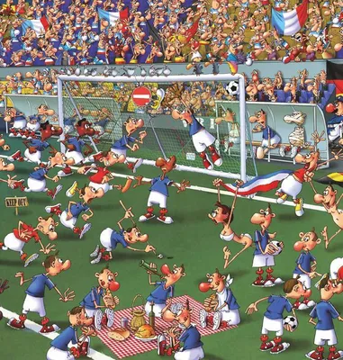 Obrázek produktu pro Puzzle 1000 elementów - Piłka Nożna Piatnik