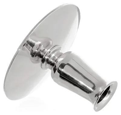 Produktbild von 1x Kerzenhalter Messing vernickelt Kerzenständer Dünne Altarkerzen Ritualkerzen Bienenwachskerzen bis Ø0,9cm Leuchter Hochzeit 6732