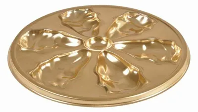 Image de Set de 2 plateaux a huitres or