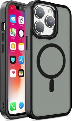 Image de Housse mate MagSafe Color compatible avec l'iPhone 15 Pro Max Noir
