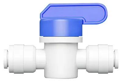 Wasserschlauchanschluss 1/4 Zoll Inline-Absperrventil für Umkehrosmose