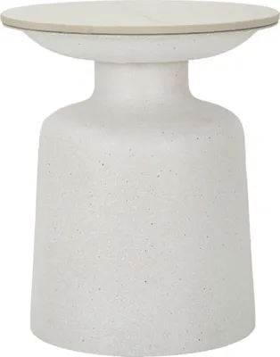 Produktbild von Mauro Ferretti Beistelltisch Fush Ø 40x47 cm weiß