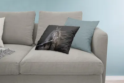 Produktbild von MuchoWow® Zierkissen Sofakissen Wohnzimmer Dekokissen 60x40 cm Pferd - Halfter - Mähne - Kopfkissen - Polster mit Foto