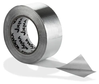Kleber Klebeband Tape Heizungsrohr Aluklebeband Aluminium Aluband Band 50mm Aluminiumband Aluminiumklebeband Isolierung Rolle Dampfsperre 922342 80363 4031765803632