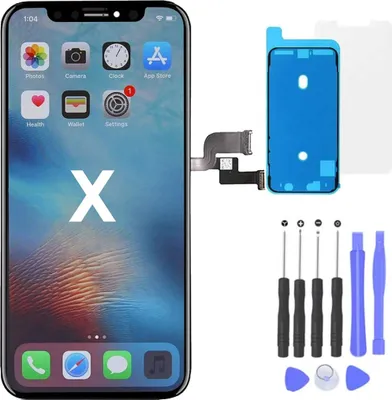 Produktbild von iPhone X Display | Komplettes OLED Display | Reparatur Set| Ersatzteil | Bildschirm Einheit