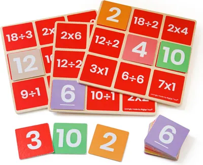 Produktbild von Bigjigs Toys Math Bingo Multiplikation und Division