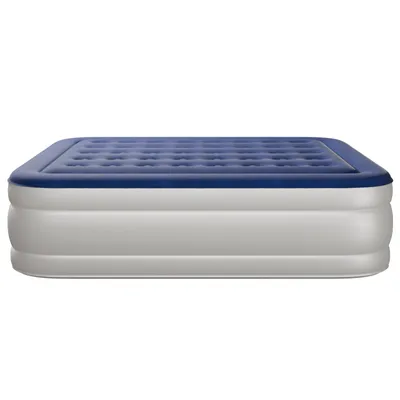 Produktbild von FCH Luftmatratze mit eingebauter Pumpe,203 x 153 x 45CM Blow-up-Matratze mit weicher stromfleischiger Oberseite, Aufblasbarer Mattress