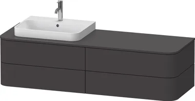 Produktbild von DURAVIT HP4973L80800010 WTU HappyD2+ wandh.,408x1600x550mm