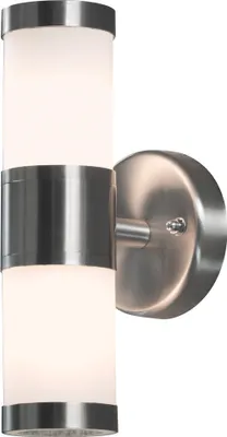 Produktbild von Konstsmide Modena Up & Down Edelstahl, opales Glas 7592-000