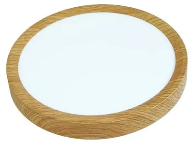 Image de Luminaires LED 18W, en bois, avec température de couleur réglable : 3000K/4000K/6500K