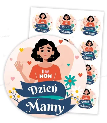 Immagine prodotto di Adesivi per la festa della mamma