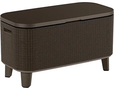Produktbild von Gartentisch Keter Bevy Bar Cool braun Rattan