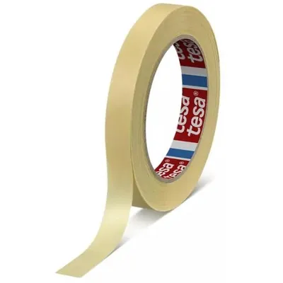 Image de tesakrepp Ruban de masquage universel Basic 4323, 50 m x 15 mm, jaunâtre