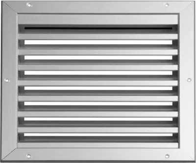 Produktbild von UPMANN Wetterschutzgitter Alu-Profil 400 x 200 mm eloxiert - 54903