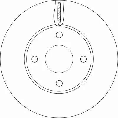 Produktbild von 2x TRW Bremsscheibe DF6593 für FORD Fiesta Mk7 Schrägheck Fiesta Mk7 Kastenwagen
