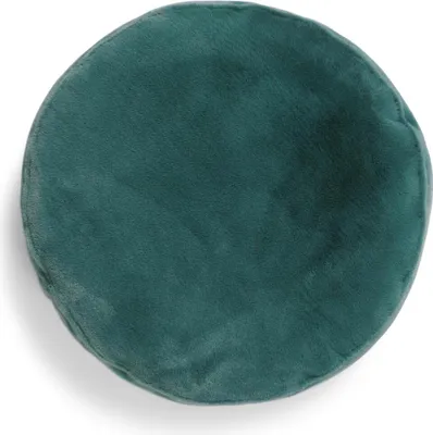 Produktbild von Essenza Kunstfell Zierkissen Mads Furry  Farbe Reef green Größe 45 cm round