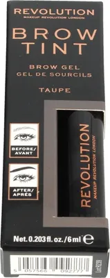 Image de Makeup Revolution, Brow Tint, Eyebrow Gel, Taupe, 6 ml