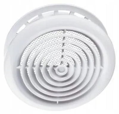 Produktbild von Vents Deckenlüftungsgitter WPFMV315PF 315mm Kragen weiß