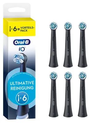 Zdjęcie produktu dla Oral-B iO Ultimative Reinigung, 6 szt., Czarny, 3 mies., Oral-B, iO, Zawieszane pudełko