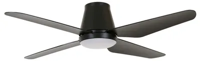 Zdjęcie produktu dla Wentylator sufitowy z oświetleniem LED i pilotem Airfusion Aria CTC Black 122 cm