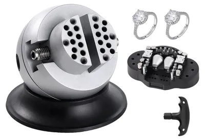 Immagine prodotto di Morsa a sfera VEVOR, utensile per incisione da 3 pollici, morsa per blocco da incisione rotante a 360°, attacco da 70 pezzi, utensili per blocco da incisione per gioielli, blocco standard per intarsi di pietre preziose e piccole incisioni