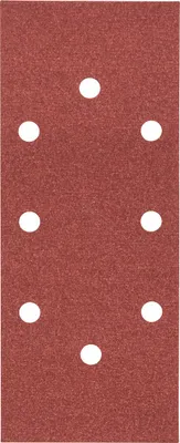 Immagine prodotto di Set di fogli abrasivi per levigatrici orbitali, 25 pezzi, 8 fori, 93 x 230 mm, 120