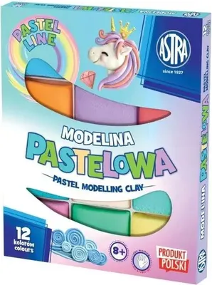 Produktbild von Astra Pastell-Modelliermasse 12 Farben