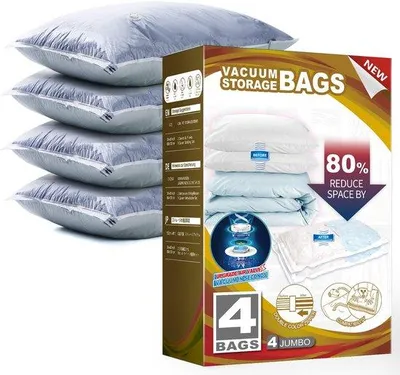 Obrázok produktu pre Cestovné vákuové vrecká, vodotesné, ultralahké, 5 kPa