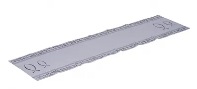 Produktbild von Stofftischläufer Kommunion, weiß / grau, 40 x 150 cm