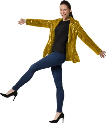 Produktbild von Pailletten-Jackett Damen - gold, S