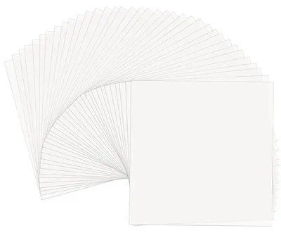 Zdjęcie produktu dla 50 sztuk szablonów z mylaru, grubość 0,25 mm, wymiary 30 cm, do zastosowań kreatywnych