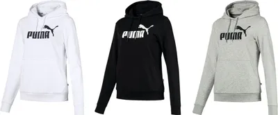 Obrázek produktu pro Puma Essentials Logo Hoody Women schwarz/weiß - XS