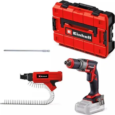 Produktbild von Einhell PROFESSIONAL Akku-Trockenbauschrauber TP-DY 18 Li BL + Magazine, 4261012