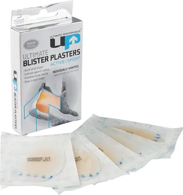 Imagen del producto de UP Ultimate, tiritas para ampollas, tamaño medio, 5 unidades, 44x69 mm, transparentes