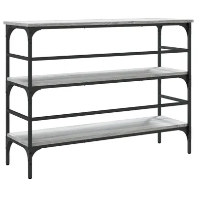 Obrázek produktu pro vidaXL Konzolový stolek Grey Sonoma 100x32x75 cm Dřevěné konstrukce