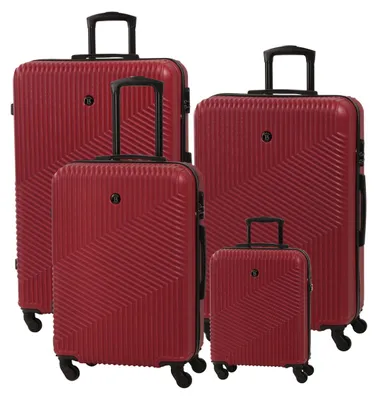 Produktbild von Reisekoffer BERTOO Milano - rotes 4-in-1-Set 3XL