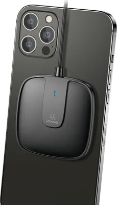 Produktbild von Usams Charge. Induktiv Us-Cd153 Magnetisch 15W Iphone 12 Serie Schwarz/Schwarz Cd153Dz01