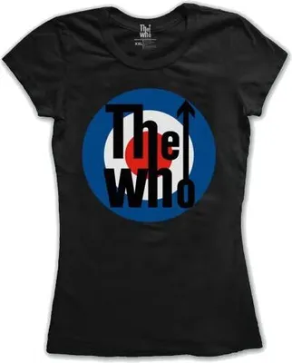 Obrázek produktu pro The Who Target Classic Black L Dámské Tričko