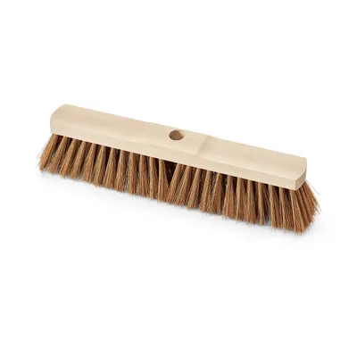 Produktbild von Nölle Besen Kokos Länge 600mm 5Reihen mit Stielloch Sattelholz - 231400