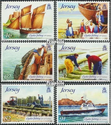 Produktbild von Briefmarken GB - Jersey 2014 Mi 1851-1856 (kompl.Ausg.) postfrisch Austernfischerei
