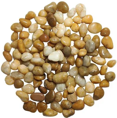 Zdjęcie produktu dla 2000 g naturalnych kamyczków, dekoracyjnych, polerowanych, o średnicy 1-3 cm, małe kamyczki, dekoracyjne, polerowane kamienie