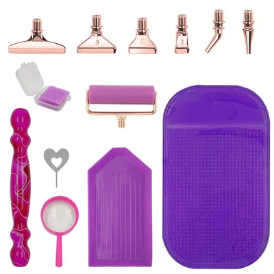 Produktbild von Solidchoice – 20-teiliges Diamantmalerei-Stiftset mit Werkzeugen