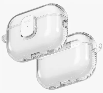 Zdjęcie produktu dla Etui Uniq Glase Pro Do Airpods Pro 3 Lock Case Przezroczysty