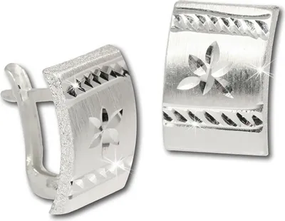 Produktbild von SilberDream Ohrstecker silber Ohrringe Sterlingsilber Blume Damen D2SDO317